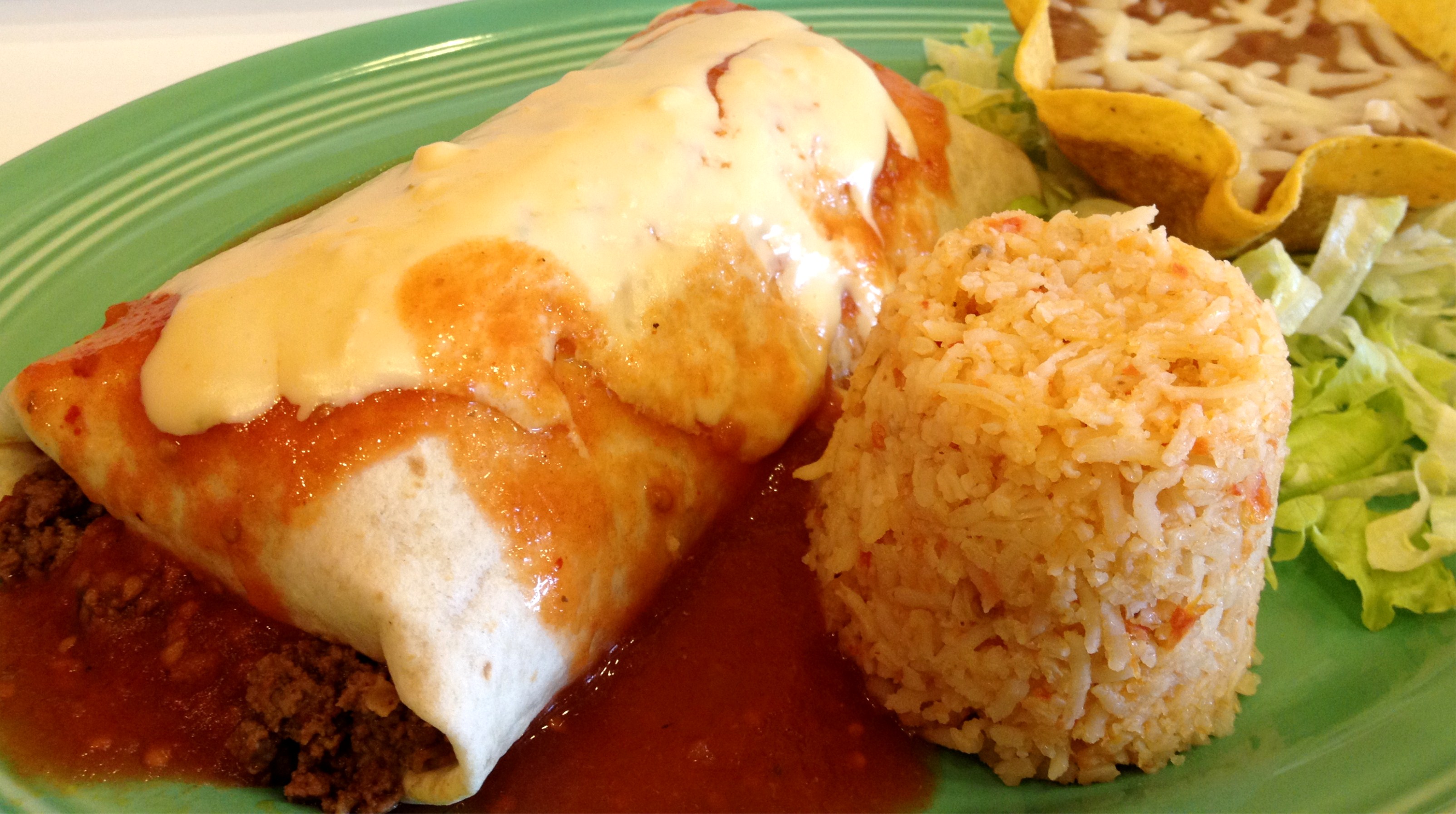 Agave Mexican Grill Burritos Dinner