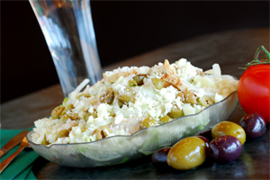Order The Chicken Antipasto Salad food online from Mansetti's Pizza & Pasta store, Saint Francis on bringmethat.com