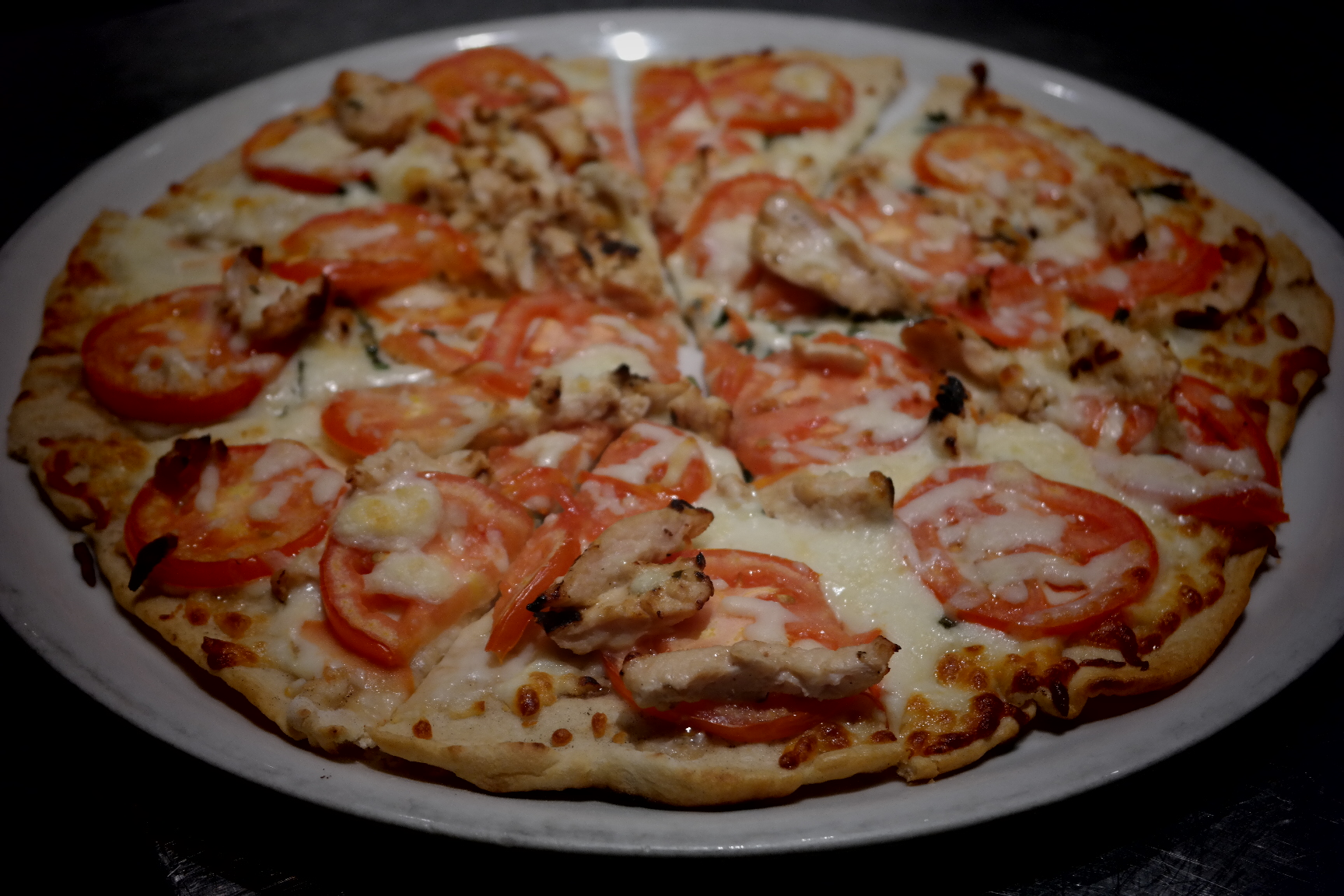 Grilled Thin Pizza