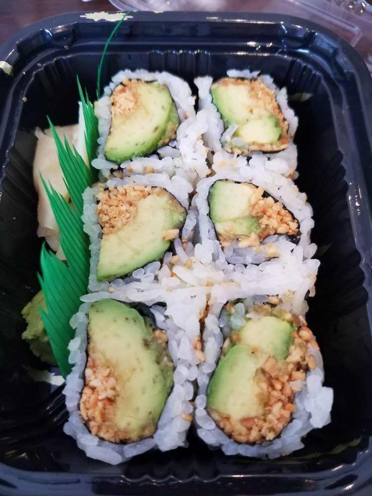 Asian House Fall River Peanut Avocado Roll Vegetable Roll