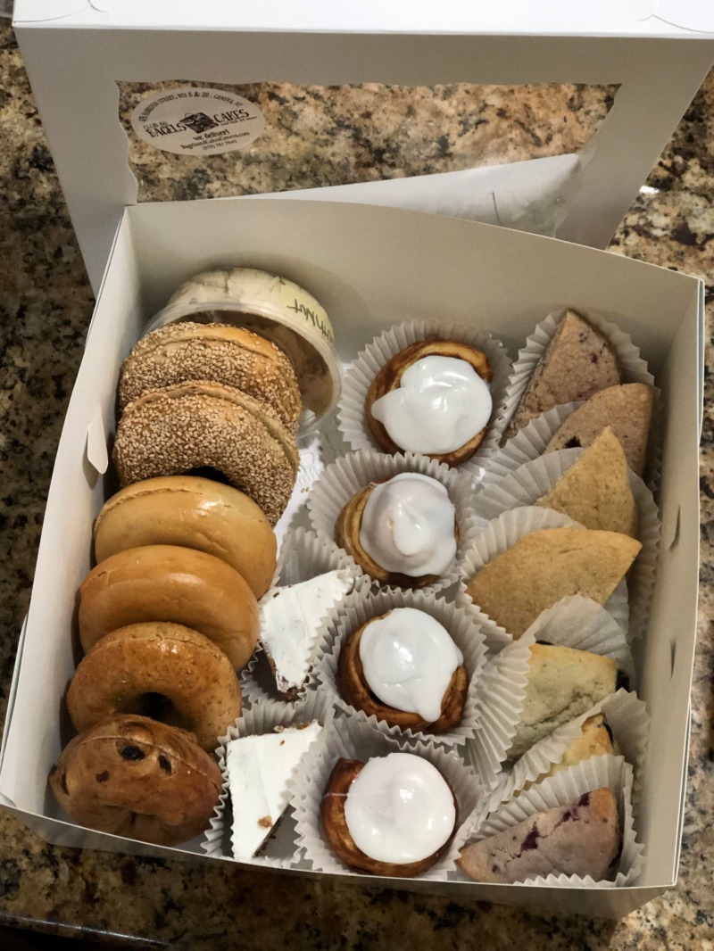 Bagels & Cakes Pastry Tray Bagels + More All Day Menu