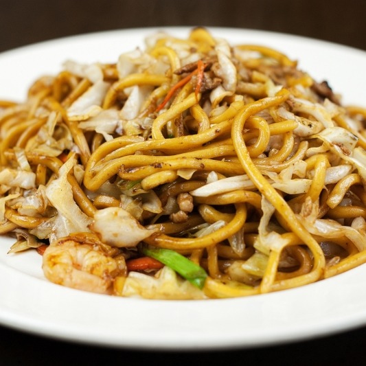 Bai Wei Edmonton 110. Fried Shanghai Thick Noodles with Shredded