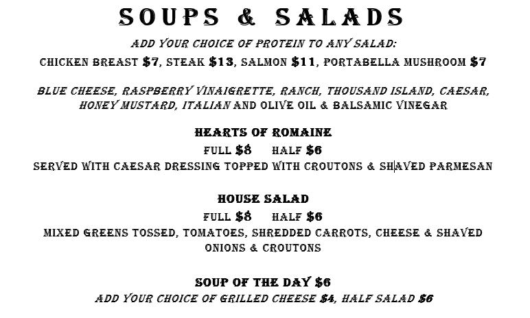 Soups & Salads