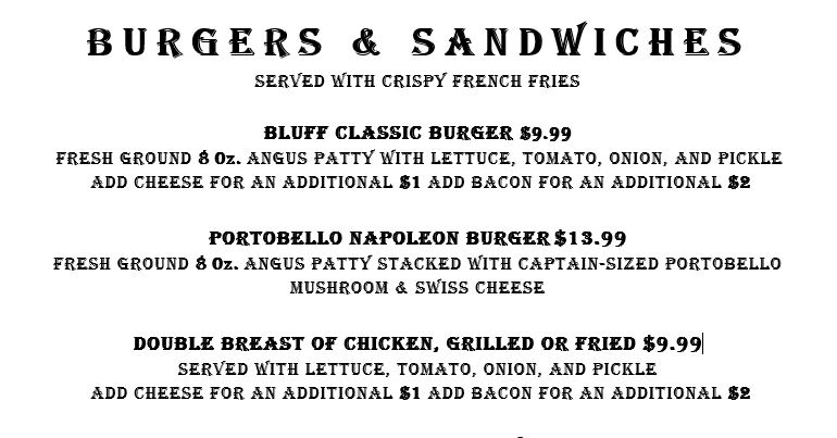 Burgers & Sandwiches