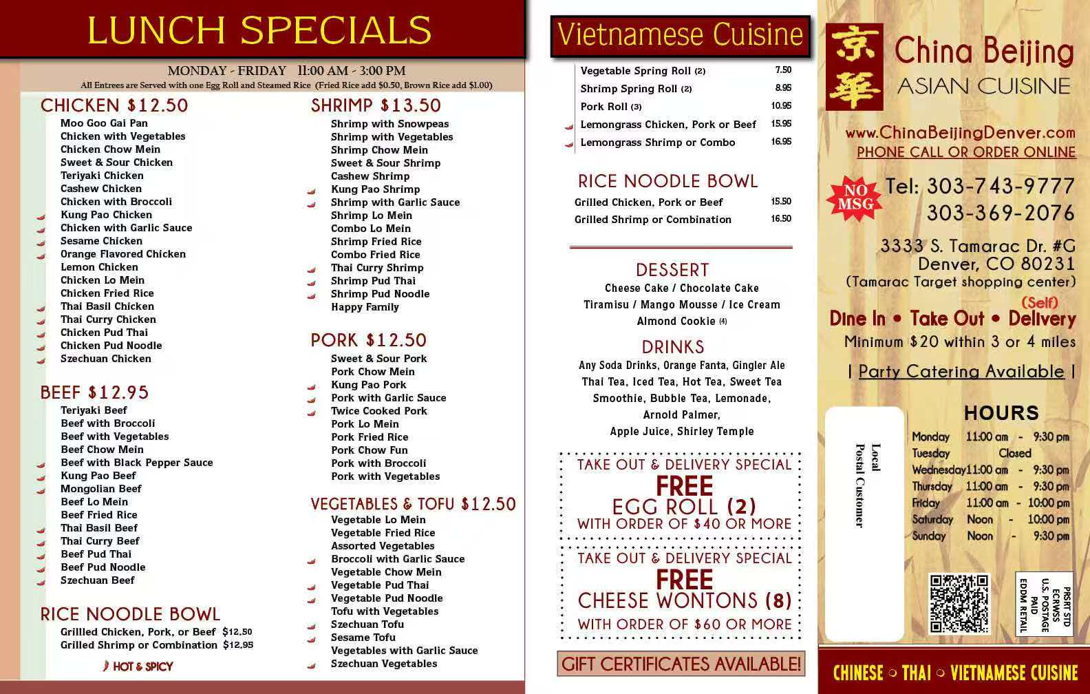 china beijing denver menu 2026 page 2