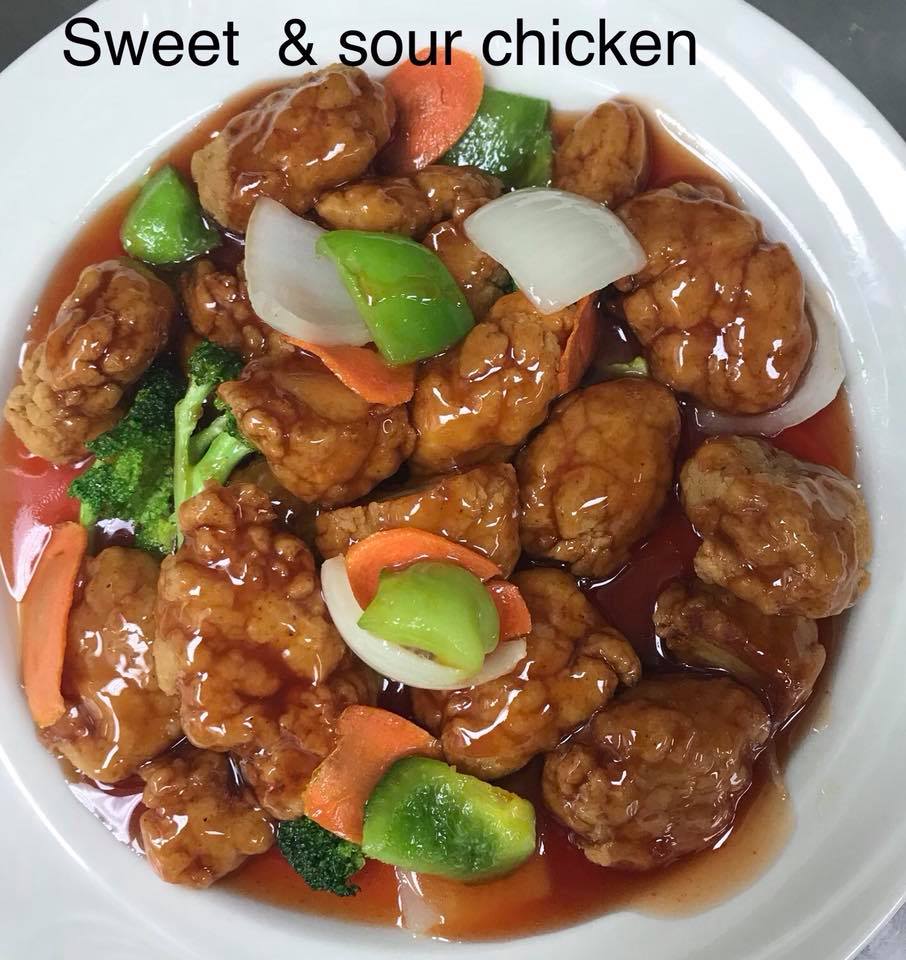 Orient House Chinese & Sushi Sweet & Sour Chicken Chinese Entrees Chinese & Sushi