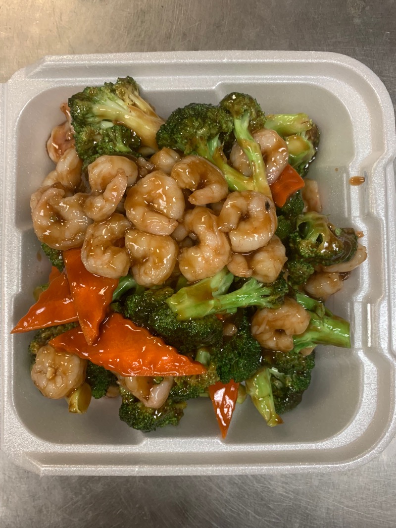 World Bistro Asian Buffet Yakima 35. Shrimp w. Broccoli Shrimp